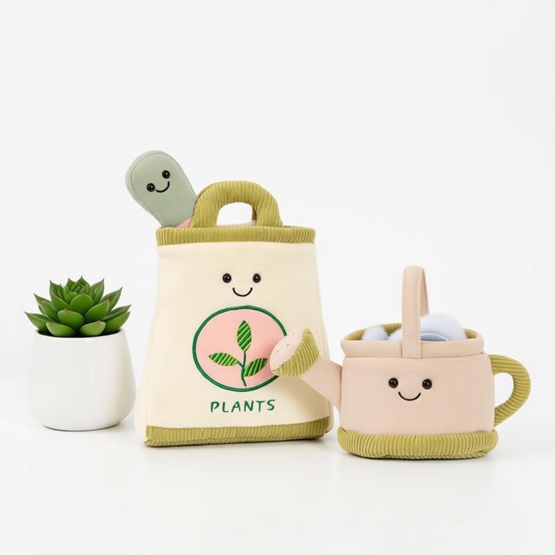 Parent Of Plant - 정원 가꾸기 플러시 장난감 식물 가방