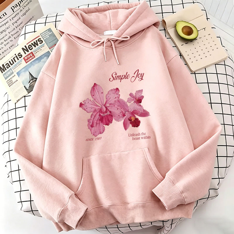 Plant Parent Hoodie - 하라주쿠 그래픽 풀오버 플라워 디자인 후드