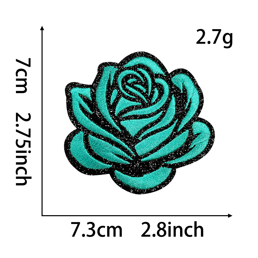 10개/세트 장미 다림질 패치 아름다운 반짝이는 꽃 자 - Plant Parent Hoodie 리뷰 및 가격