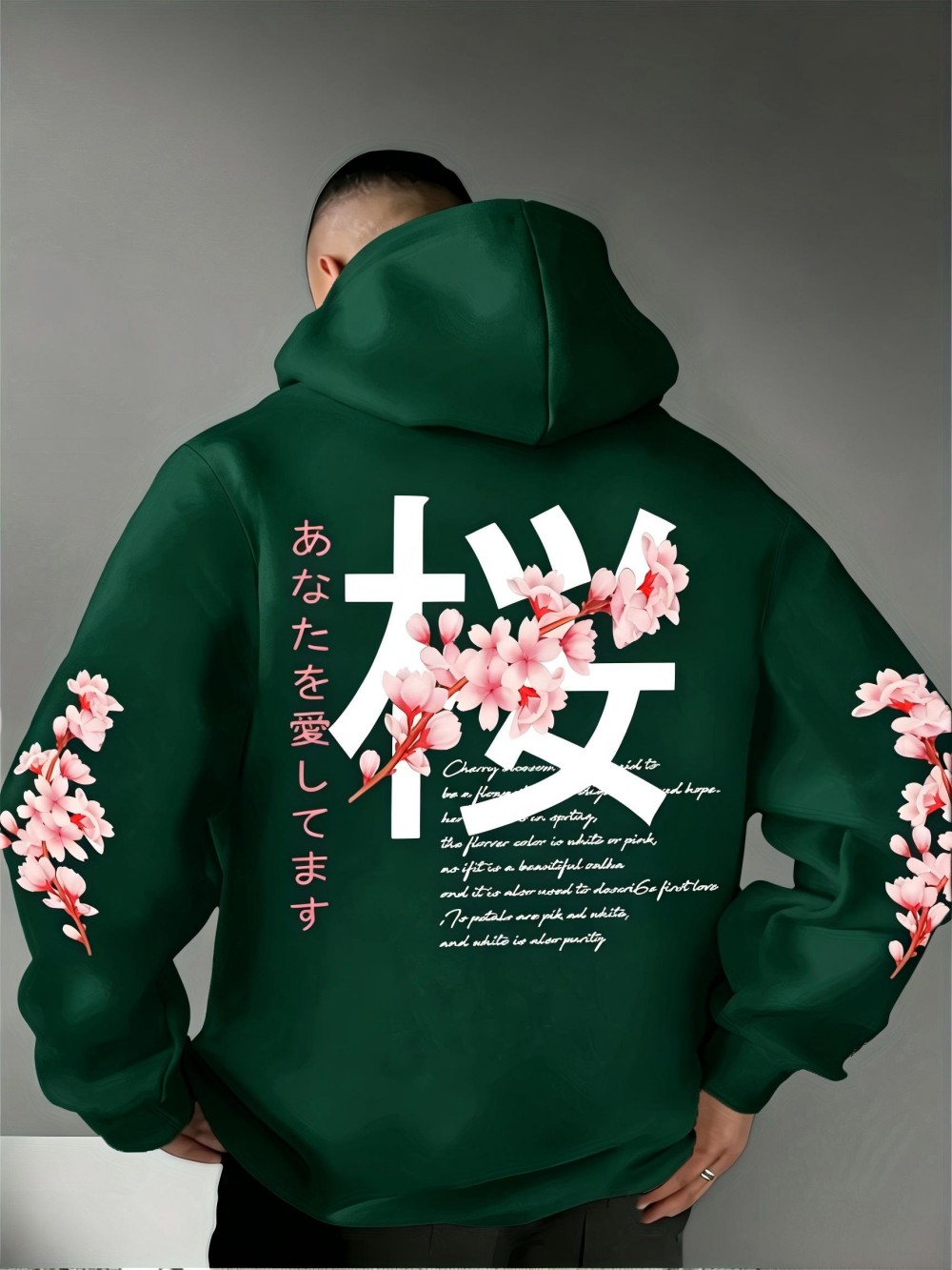 유럽 및 미국 남성용 가을 레트로 플라워 레터 프린트  - Plant Parent Hoodie 리뷰 및 가격