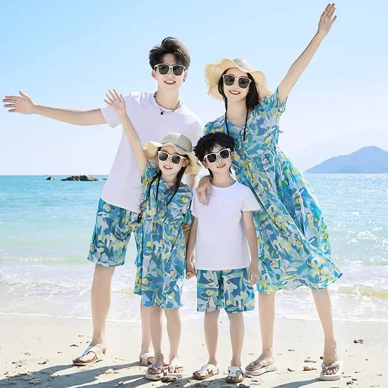 아버지 아들 셔츠 세트옷 여름 휴가룩 가족 의류 엄마  - Parent Of Plant 리뷰 및 가격